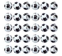 SUNNYCLUE 1 Box 30Pcs Bear Paw Silicone Beads Printed Focal Beads Bulk 15mm White Black Soft Rubber Round Animal Pattern Loose Spacer for Jewelry Making Bracelets Necklace Pens Keychain DIY Crafts