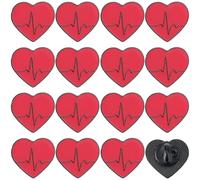 SUNNYCLUE 1 Box 30pcs Valentines Brooches Heart Enamel Pins Dark Red Alloy Small Cute Heart Shaped Brooch Lapel Pins For Women Anniversary Backpack Cloth Party Favors Decors Gifts Accessories