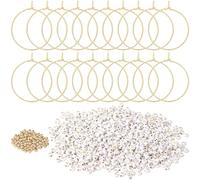 SUNNYCLUE 1 Box 50Pcs Wine Charms Making Kit Wine Glass Letter Charms About 1000pcs Acrylic Letter Beads 100Pcs Stainless Steel Bead Drink Markers for Stem Glasses Markers Wedding Party Favor Gifts