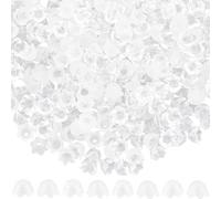 SUNNYCLUE 1 Box 600Pcs Large Trumpet Flower Beads Bulk Acrylic Bead Caps Transparent Tulip Lily Bellflower Floral Spacer Loose Beads End Caps for jewellery Making Supplies DIY Necklace Earrings