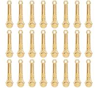 SUNNYCLUE 1 Box 60Pcs Microphone Charms Mic Charms Bulk Alloy Vintage Antique Gold Singer Instrument Dangle Mini Music Pendants for Jewelry Making Supplies DIY Craft Necklace Bracelet Earring Women
