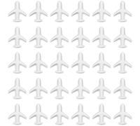 SUNNYCLUE 1 Box 70Pcs Airplane Beads Bulk Airline Bead Tibetan Metal Gold Aircraft Aeroplane Flight Transport Vehicle Air Plane Loose Spacers for Jewellery Making Necklace Keychain Earring DIY Crafts