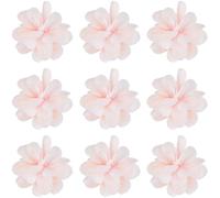 SUNNYCLUE 12Pcs Floating Flower Vase Fillers Floating Wedding Decor Cloth Misty Rose Pink Artificial Floral Head Bouquet Confetti Fillers for Wedding Aisle Centerpieces Table Party Favors DIY Decor