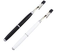 SUNNYCLUE 2Pcs 2 Colors Bracelet Helper Tool Hook Jewellery Fastener Tool Iron Alligator Black White Hand Closures Fastening Memo Clips Helpers for Bracelet Necklace Watch Jewellery Hooking Tools