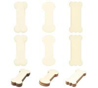 SUNNYCLUE 60Pcs 3 Styles Wood Embroidery Bobbins Flat Thread Spool Wooden Bone Shaped Floss Twine Cords Strings Reel Holder Organizer Storage Ribbons for DIY Crafting Sewing Cross Stitch Supplies