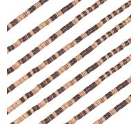 SUNNYCLUE 960Pcs 6 Strands Coconut Shell Bead Flat Round Wooden Beads Bulk 5mm Brown Natural Wood Rondelle Disk Oblate Loose Spacer Strands for Jewellery Making Bracelets Necklace DIY Craft Findings