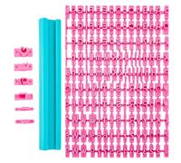 SUNNYCLUE Letter Cake Stamps Cookie Number Stamp Plastic Mini Alphabet 0-9 Symbols Fondant Biscuit Chocolate Impress Printing Stamp Cutter with tools for Women Adult Baking Clay Decor DIY Projects