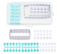 SUNNYCLUE Letter Cookie Stamps Cake Embosser Stamp Plastic Alphabet Number Biscuit Fondant Impress Molds Shape Printing Stamp with Cutter Tool for Women Baking Cake Chocolate Decoration DIY Crafts