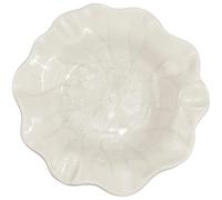 SUNNYCLUE White Jewelry Dish Ceramic Trinket Tray Spring Flower Crackle Catch All Thai Beauty Essential Oil Trinket Bowl Plates Trays for Adults Keys Rings Earrings Necklaces Bracelets Organizing