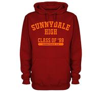 SUNNYDALE High Class Of '99 College Hoodie Jumper - Buffy The Vampire Slayer Anniversary Sweater (L)