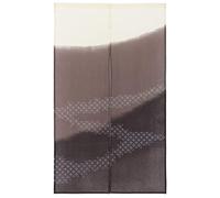 SunnyDayFabric dooryway Curtain W33.5 x L59 Tapestry Japanese noren Blur (Brown)