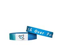 Sunnydeer Bible Verse Bracelets With NFC Music - Daily Scripture Bracelets for Men, One Size, Elastic, no gemstone