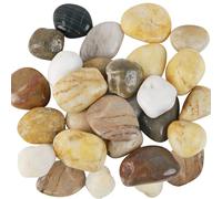 Sunnyglade 40 LBS River Rocks, 2-3 Inch Natural Pebbles for Indoor Plants, High Polished Decorative Stones Vase Filler Fish Tank Aquariums Landscaping Garden Outdoor and Indoor DIY (40, Pounds)