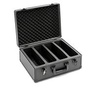 SunnyHouse Large 4 Rows Graded Sport Trading Cards Slabs Storage Display Case Box with Lock, Fits PSA, CSG, BGS, CGC, SGC, Magnetic Card Holder and Top Loaders