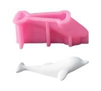 SunnyLark Flexible and Durable Silicone Mold Fashion Accessories Perfect for making unique dolphin shaped candles and home decorations