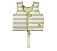 SUNNYLiFE Swim Vest - Constructed with Neoprene Plus a Secure Front Zip and Adjustable Safety Strap to Develop Water Confidence. | Toddler Swim Vest (Into The Wild Khaki, 2-3)