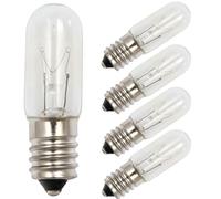 Sunnylinn 15W E14 Scentsy Mini Wax Warmer Light Bulb 230V, Small Edison Screw Scentsy Light Bulbs Warm White 2700K Dimmable, Salt Lamp Bulbs, Pygmy Bulb for Scentsy Plugin Mini Warmers (5-Pack).