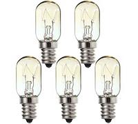 Sunnylinn 15W E14 Screw Salt Lamp Bulbs 230V, Scentsy Warmer Bulb Small Edison SES Warm White 2700K, Sewing Machine Light Bulb, Pygmy Fridge T20 Tubular Incandescent (5-Pack)