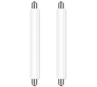 Sunnylinn 284mm S15s LED Light Bulb 6W Cool White 6000K 284mm Strip Light Bulb 60W S15 Shaver Light Bulbs Replacement T25 Tube Lamp Bathroom Strip Light Non-Dimmable (2-Pack).