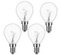 Sunnylinn Oven Bulb 40W 300c 240V E14 SES Oven Lamp Bulb, Small Edison Screw P45 Light Bulb(4-Pack).