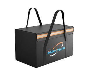 SunnyLith 12V 100Ah LiFePO4 Lithium Battery Fireproof Safe Bag, Large Capacity Explosion-proof Lipo Battery Bag for Charging and Storage,14×9.5×7.8in Waterproof Box Compatible with Litime and ECO