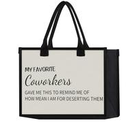 Sunnymove Farewell Gifts for Coworkers Farewell Tote Bag for Women Leaving Going Away New Beginnings Gifts Goodbye Moving Away Tote Bag for Retirement Appreciation Coworkers Friends