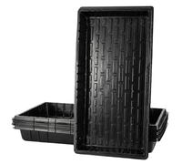 SUNNYNEST 10 Pack Seed Trays 56x28x6cm Heavy Duty Plastic Seedling Trays Without Drainage Holes for Microgreens Wheatgrass Seed Starting Germination Hydroponic Growing Trays Reusable