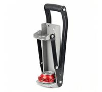 SUNNYNEST 16oz Heavy Duty Can Crusher Wall Mounted - Aluminum Beer & Soda Can Smasher with Bottle Opener, Non-Slip Handle, Easy Install Recycling Tool for 12oz & 16oz Cans