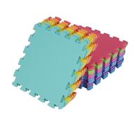 SUNNYNEST 20PCS Interlocking Foam Play Mat for Baby & Kids, EVA Soft Puzzle Floor Tiles, Non-Slip Waterproof Crawling Mat for Nursery, Playroom, Gym, Yoga & Home Flooring (Multiple Colours 18PCS)