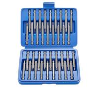 SUNNYNEST 36pcs Extra Long Security Screwdriver Bit Set 75mm - Torx Tamper Proof, Hex, Phillips, Pozi, Flat & Spline Bits, CR-V Steel Precision Bits with Storage Case
