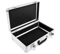 SUNNYNEST 40x24x12.5cm Lockable Aluminum Tool Case - Hard Silver Toolbox with Key Security, Ideal for Tool & Camera Storage and Transport