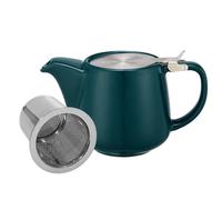 SUNNYNEST 500ML Ceramic Teapot with Infuser and Lid - Large Capacity Tea Pot for Brewing Herbal & Loose Leaf Teas (Dark Blue)