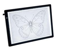 SUNNYNEST A4 LED Light Box for Tracing USB Powered Drawing Light Pad with Adjustable Brightness Ultra Thin Art Tracing Board for Sketching Animation Tattoo Transfer Diamond Painting