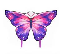 SUNNYNEST Butterfly Kite for Adults, Large Easy to Fly Beginner Kite with String & Handle, 121 x 71 cm Colourful Outdoor Kite for Beach, Garden & Family Activities (Purple, 1PCS)