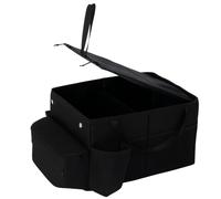 SUNNYNEST Car Seat Organizer-Car Organizer Front Seats Back Seat,with Dividers Cup Holders and Lids Suitable for Front Seat/Back Seats Trunk Car Accessories Interior (Black)