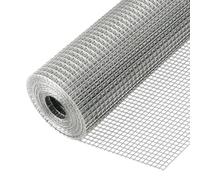 SUNNYNEST Chicken Wire Mesh Roll, 0.9 * 6m Galvanised Welded Wire Mesh 25mm, Heavy Duty Wire Fencing Roll, Rustproof Garden Fence for Chicken Coop, Plants, Vegetables & Animal Enclosure