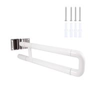 SUNNYNEST Folding Grab Bars for Bathroom 60X13CM No Legs Toilet Safety Grab Bar Slip-Resistant Shower Bathtub Handle Flip Up Toilet Rails for Elderly Disabled Pregnant Women for Wall Toilet Handles