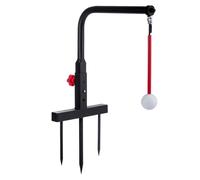 SUNNYNEST Golf Swing Trainer for Outdoor, Golf Swing Trainers Aid Golf Practice Swing,3 Adjustable Heights Golf Training Aids Automatic Ball Return Golf Swing Training Aid for Strength