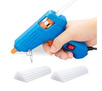 SUNNYNEST Hot Glue Gun Fast Heating,20W Mini Heating Hot Melt Glue Gun Kit Tools with 75 Pcs Premium Glue Sticks for Daily Home Repairs, Crafts, DIY and Sealing