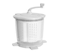 SUNNYNEST Portable Mini Hand Crank Washing Machine 2-in-1 with Spin & Dehydration Basket, Manual Laundry Washer No Electricity Required, Compact for Dormitory, Apartment, Small Space Laundry