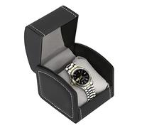 SUNNYNEST PU Leather Watch Box Watch Case Single Display Luxury Storage Case For Wristwatches and Smart Watches Holder With Pillow, Jewelry Bearer Gift Case For Women/Men Birthday Day Gift Box