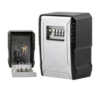 SUNNYNEST Safe Box 13x10x6.5 cm comes with accessories and 3 keys. It securely stores cash and documents, is lockable, and suitable for home and office use.