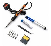 SUNNYNEST Soldering Iron Kit,120W Adjustable Temperature 180°C-500°C Soldering Kit,Welding Tools with Digital LED Screen,Electric Soldering Irons with Automatic Sleeping Mode and Temperature Calibrati