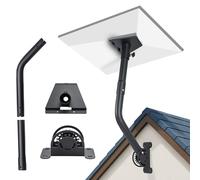 SUNNYNEST Starlink Gen 3 (V3) Heavy-Duty Wall & Roof Mount Kit - 360° Adjustable Pivot Mount with Pipe Adapter for Pole, Eaves & RV Installation
