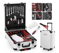 SUNNYNEST Tool Kit 799 Pieces with Wheels, Complete Tool Set in Rolling Tool Box, DIY Tools & Mechanic Tool Kit with Organiser, Toolbox Trolley for Home, Garage & Workshop