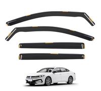 SUNNYNEST Wind Deflectors Black Rain Guards Window Visor Fits VW GOLF MK7 2012-2020 4pcs Car Wind Deflector Set Accessories Easy Installation