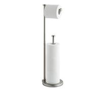 SunnyPoint Free Standing Bathroom Toilet Paper Holder Stand with Reserve, Reserve Area has Enough Space for Jumbo Roll