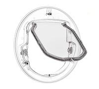 Sunnyushine Cat Flap Door For Cats Dogs Pet, Large Cat Flap Door For Windows Sliding Glass Doors With 4 Locking Possibilities, Cat Flap Pet Door Controllable In-and-out Direction Dog Door