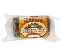 Sunnyvale Sprouted Organic Wheat Carrot and Raisin 400 g (Pack of 4)