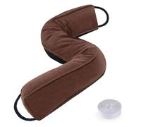 Sunolga 38" Door Draft Stopper Blocks Hot Cold Air with Removable Washable Cover for Gaps Up to 3", All-Season Noise and Wind Seal for The Bottom of Door and Window, Brown